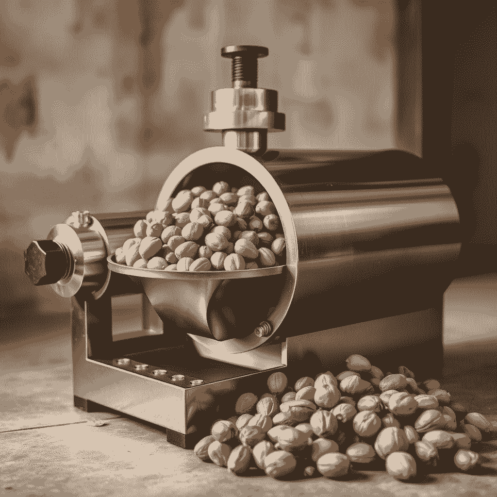 hazelnut roasting machine