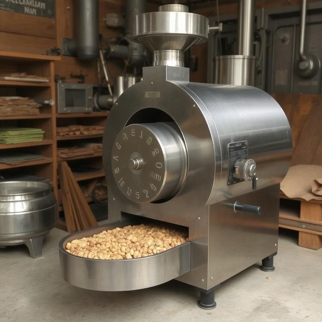 industrial nuts roasting machine