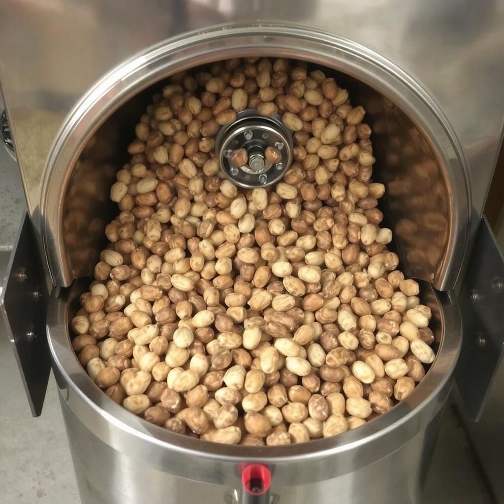 industrial nuts roasting machine