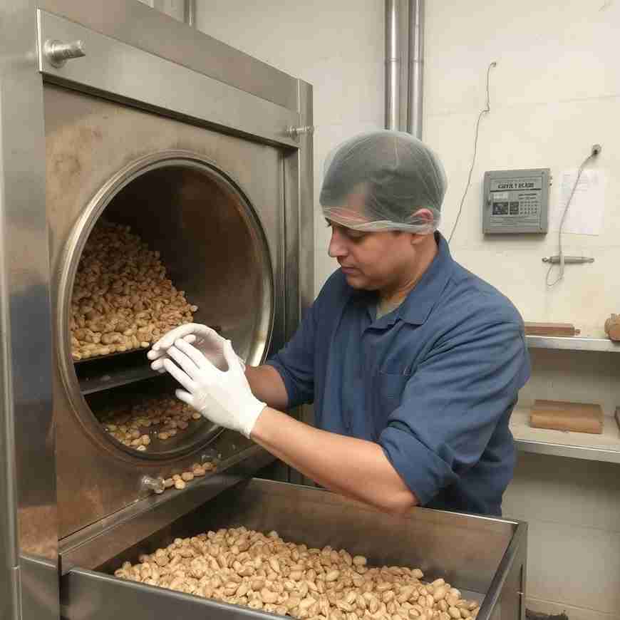 nut roasting machine